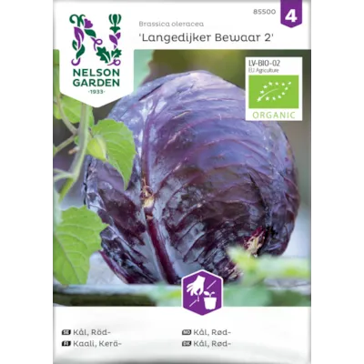Frø rødkål Langedijker Bewaar 2 økologisk