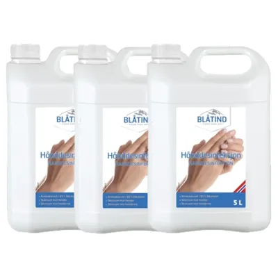 Hånddesinfeksjon 3 x 5 L