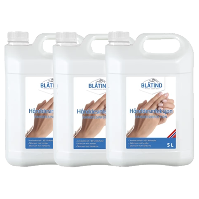 Hånddesinfeksjon 3 x 5 L