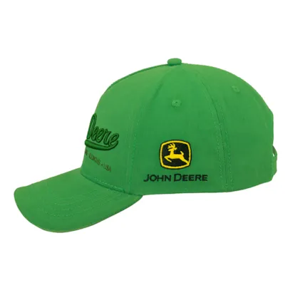 Caps grønn med brodering, bilde 2