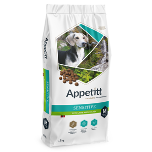 Hundefôr Sensitive Lamb & Chicken Medium Breed 12 kg