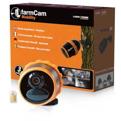 Overvåkningskamera Farmcam 4G + solcellepanel