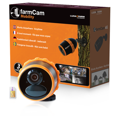 Overvåkningskamera Farmcam 4G + solcellepanel
