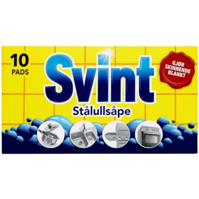Stålull pads svint 10 stk