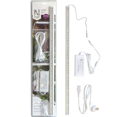 Plantelys LED 15W med adapter