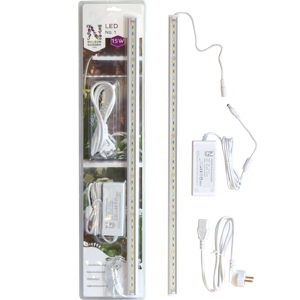 Plantelys LED 15W med adapter