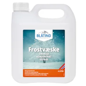 Frostvæske Oransje konsentrat 4 L
