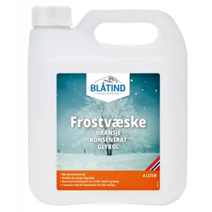 Frostvæske Oransje konsentrat 4 L