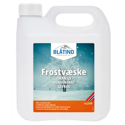 Frostvæske Oransje konsentrat 4 L