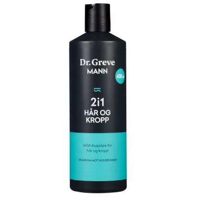 Mann 2i1 hår og kropp 400 ml