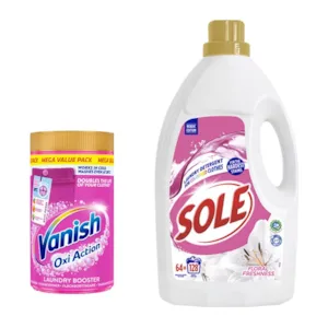 Flekkfjerner og vaskemiddel Kit