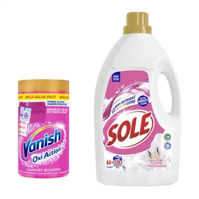 Flekkfjerner og vaskemiddel Kit