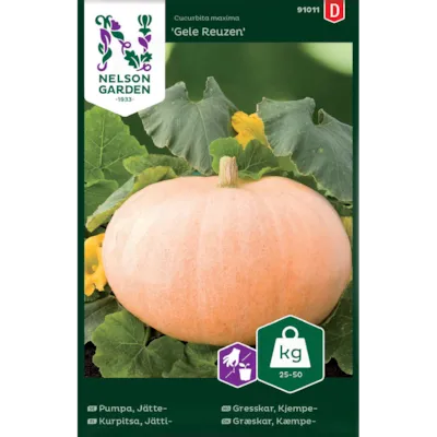 Frø kjempegresskar Gele Reuzen