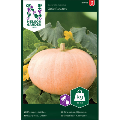 Frø kjempegresskar Gele Reuzen