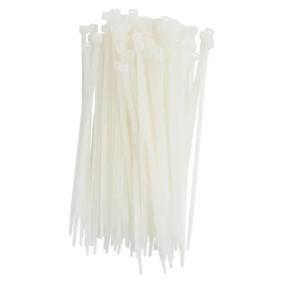 Kabelstrips 3,6 x 150 mm 100 stk. hvit