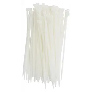 Kabelstrips 3,6 x 150 mm 100 stk. hvit