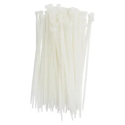 Kabelstrips 3,6 x 150 mm 100 stk. hvit