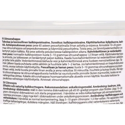 Sitronsyre universal 400 g, bilde 2