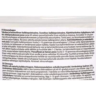 Sitronsyre universal 400 g, bilde 2