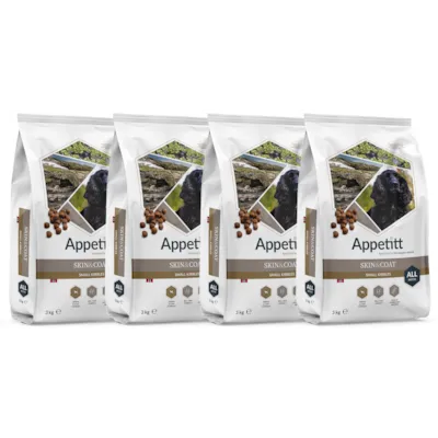 Hundefôr Skin & Coat 4x3 kg