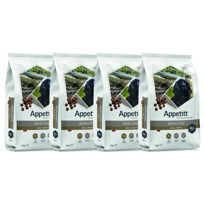 Hundefôr Skin & Coat 4x3 kg
