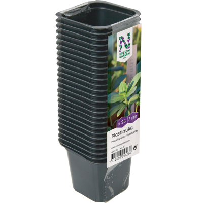 Plastpotter 7 cm 25 stk