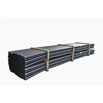 Pragma drensrør 75 mm 6 m pall