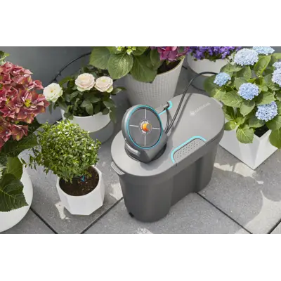 Solcelledrevet vanningssett AquaBloom med vannbeholder, bilde 4