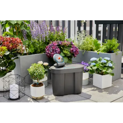 Solcelledrevet vanningssett AquaBloom med vannbeholder, bilde 5