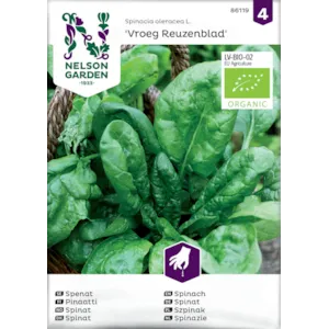 Frø spinat Vroeg Reuzenblad økologisk