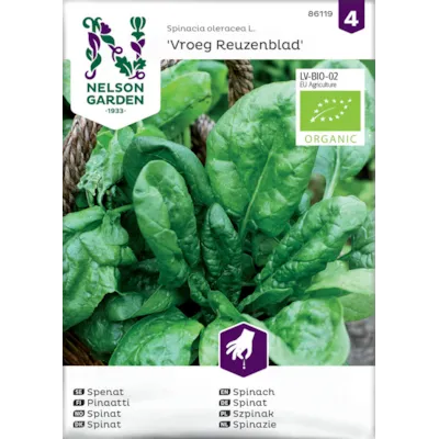 Frø spinat Vroeg Reuzenblad økologisk
