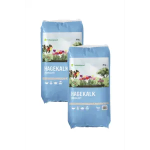 Hagekalk granulert 20 kg - 2 pk