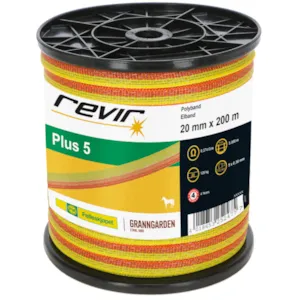 Plus 5 polyband B20 mm L200 m gul