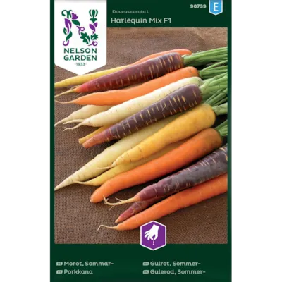 Frø sommergulrot Harlequin Mix