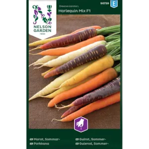 Frø sommergulrot Harlequin Mix