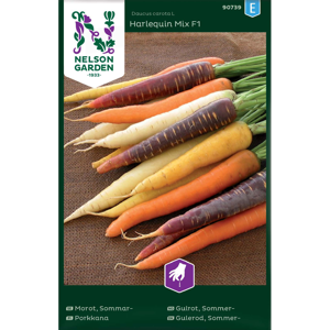 Frø sommergulrot Harlequin Mix