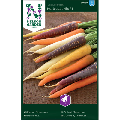 Frø sommergulrot Harlequin Mix