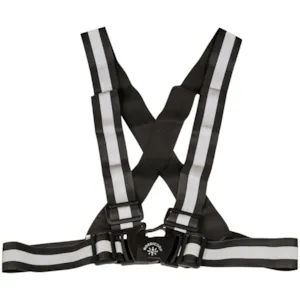 Reflekssele voksen svart