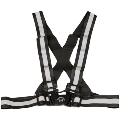 Reflekssele voksen svart