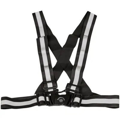 Reflekssele voksen svart