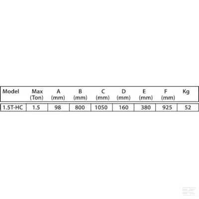 Jekk høytløftende 8 tonn, bilde 3