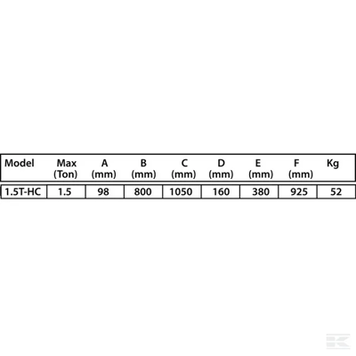 Jekk høytløftende 8 tonn, bilde 3