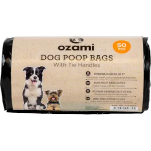 Hundeposer 50 stk svart