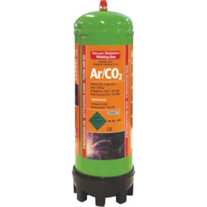 Argon CO2 engangsgassflaske 2.2 L