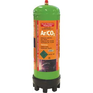 Argon CO2 engangsgassflaske 2.2 L