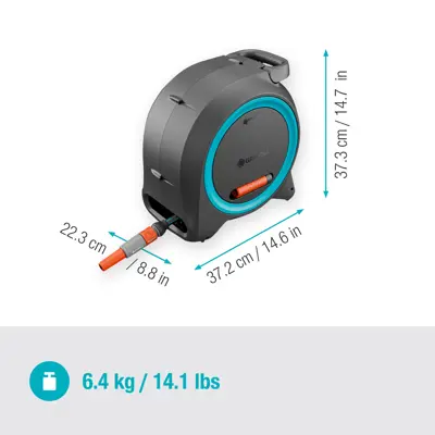 Slangetrommel dual 25 m, bilde 3