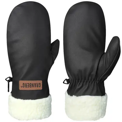 Arbeidsvotter vinter svart