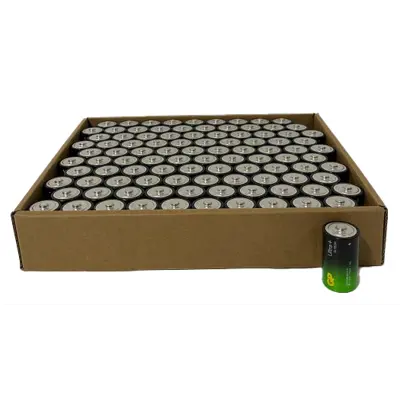 Ultra Plus Alkaline D-batteri 13AUP/LR20, 100 pk