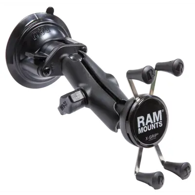 Mobilholder med sugekopp