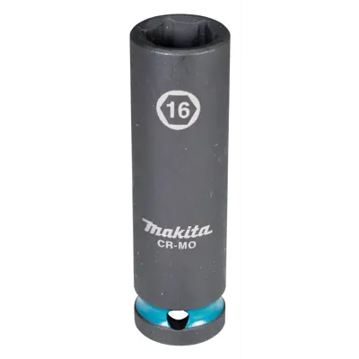 Kraftpipe lang Impact Black 16 mm 1/2"